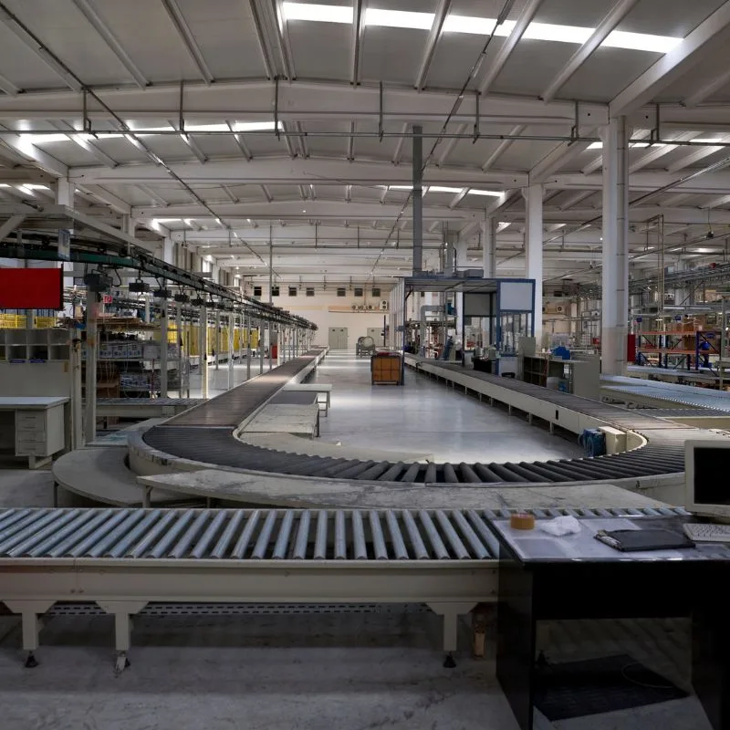 Custom conveyor system manufactured for site specific agricultural handling