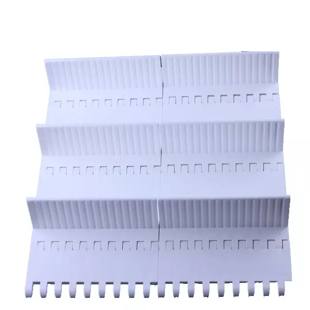 Cleated surface for incline product control and stability