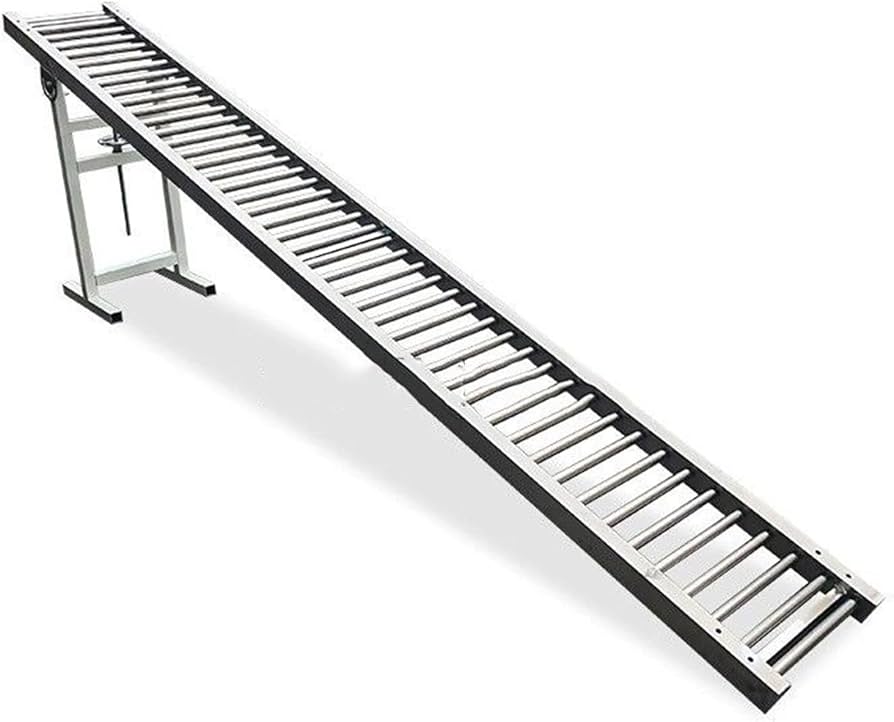 Decline lane with control strategy for safe product movement