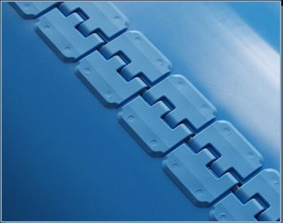 Modular belt modules aligned for stable tracking and controlled transfer points