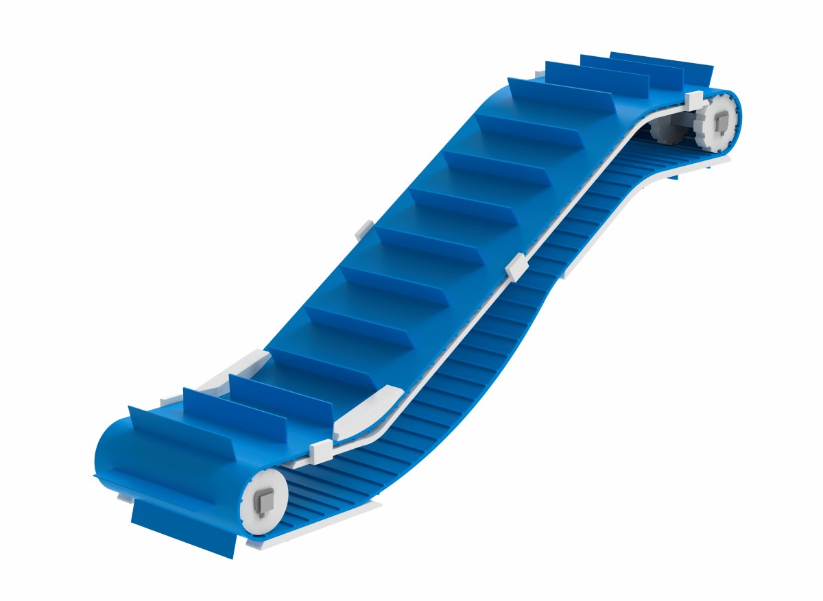 Snack Foods and Fried Foods warehouse despatch environment with pallet staging requiring controlled conveyor and staging flow