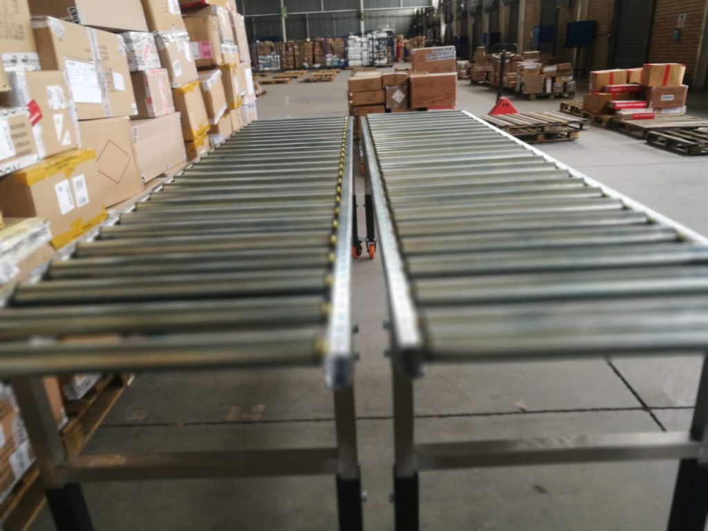 Gravity conveyor lanes in the conveyor supplies africa gallery