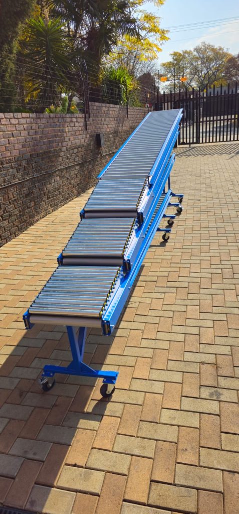 Telescopic conveyor support structure in the conveyor supplies africa gallery